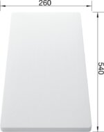 Blanco Biela plastová doska na krájanie 510 mm – Obrázok 4