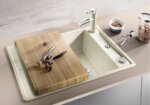 Blanco Axia III 45 S Granitový drez S drevenou doskou – Obrázok 9