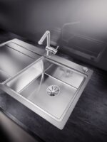 Blanco Divon II 45 S IF Nerezový drez s excentrickým ovládaním – Obrázok 4